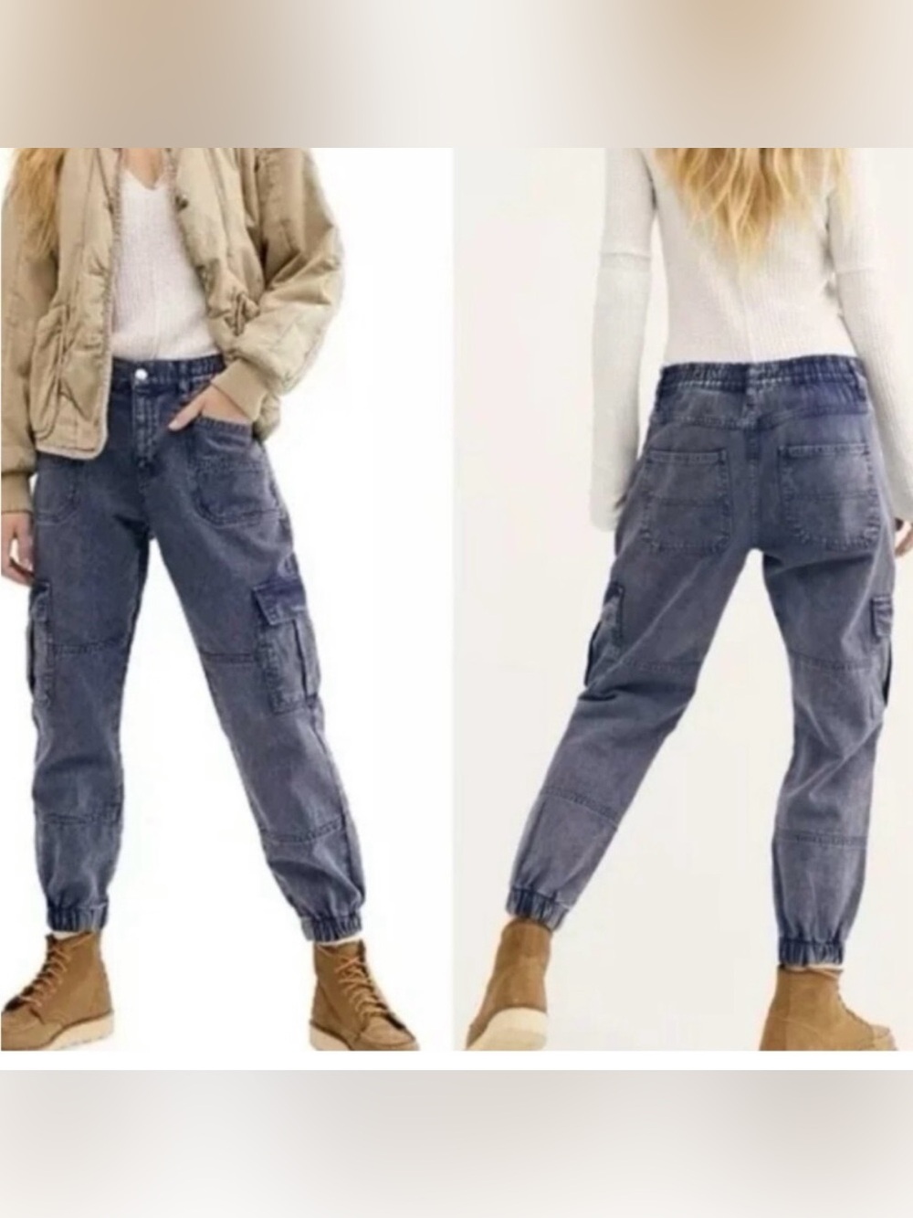 Free people jeans cargo WE THE FREE PLATOON JOGGER PANTS Size Med